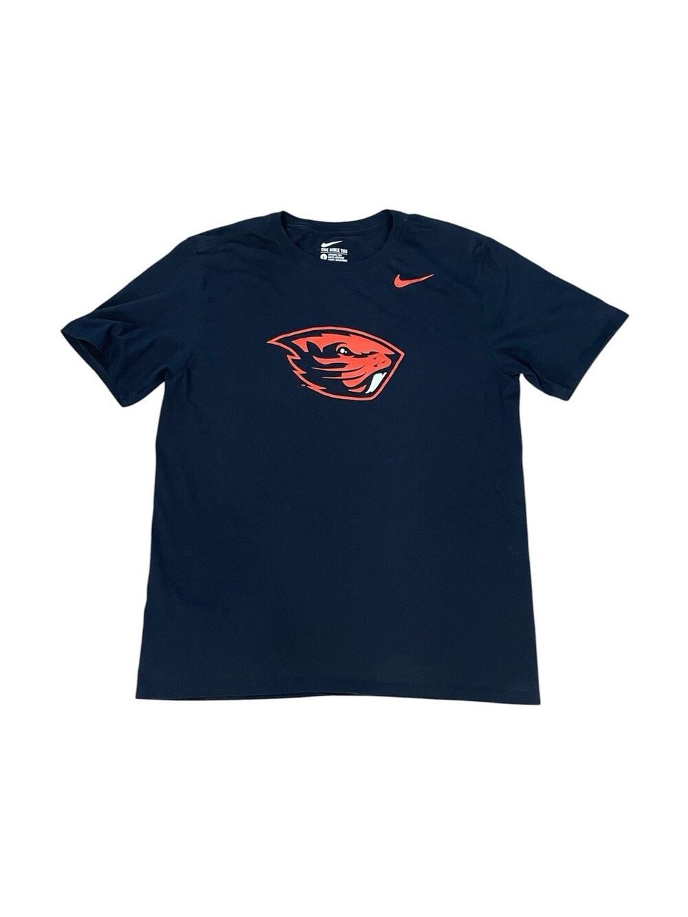 Nike Oregon State Beavers Men’s Size Large Black T-Shirt College OSU-NCAA Sports
